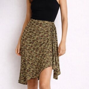Samsoe Samsoe Chila Skirt in Snake Reptile Print